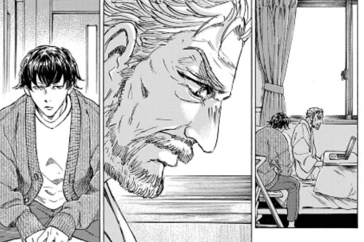 漫画アオアシの第412章 RAWアシトとハナが初めてのデートに行く