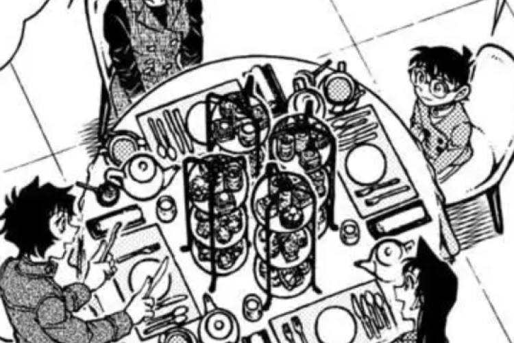 RAW マンガを読む 名探偵コナン Detective Conan 第1152話、食事をしながらおしゃべりするのは最高
