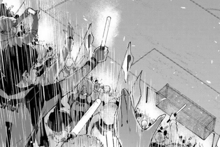 リンク マンガを読む ブルーロック第313話、試合前、会場の雰囲気は熱気であふれている。