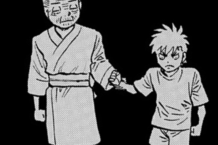 マンガ はじめの一歩『Hajime No Ippo』のraw第1505章、おばあちゃんとの過去の思い出
