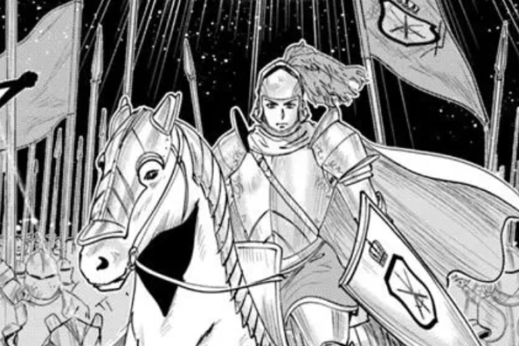 戦いの指導者！マンガを読む「王国へ続く道　奴隷剣士の成り上がり英雄譚」第103話