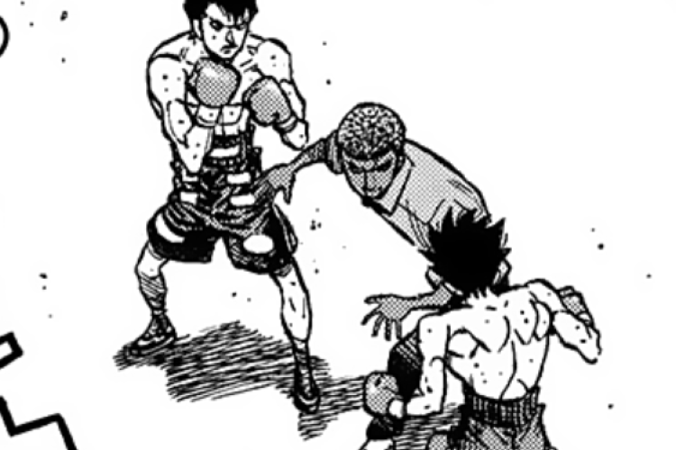 マンガ はじめの一歩『Hajime No Ippo』第1510章、観客が歓声を上げる！