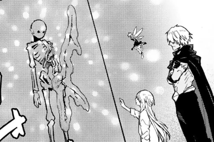 マンガ RAW【転生したらスライムだった件】第136話、ゴーレム内のイフリートを覚醒させる