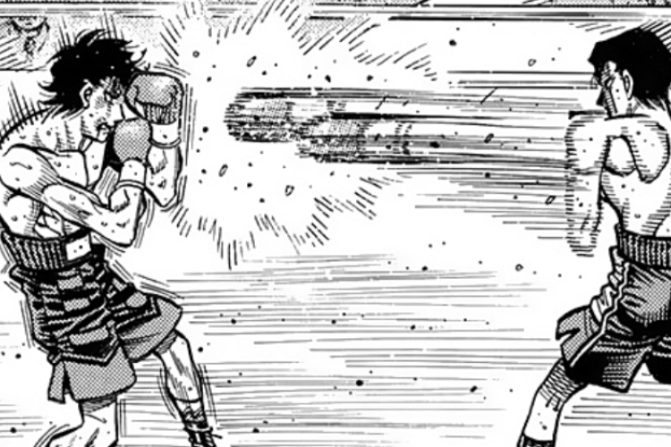 マンガ はじめの一歩『Hajime No Ippo』のraw第1503章、かなり近い距離からですか?