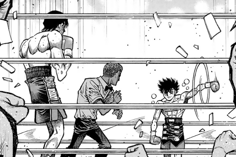 観客の歓声！マンガ はじめの一歩『Hajime No Ippo』第1511章