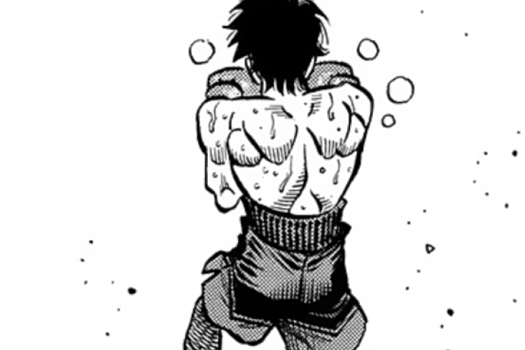 マンガ はじめの一歩『Hajime No Ippo』のraw第1503章、彼の粘り強さに対する高い期待