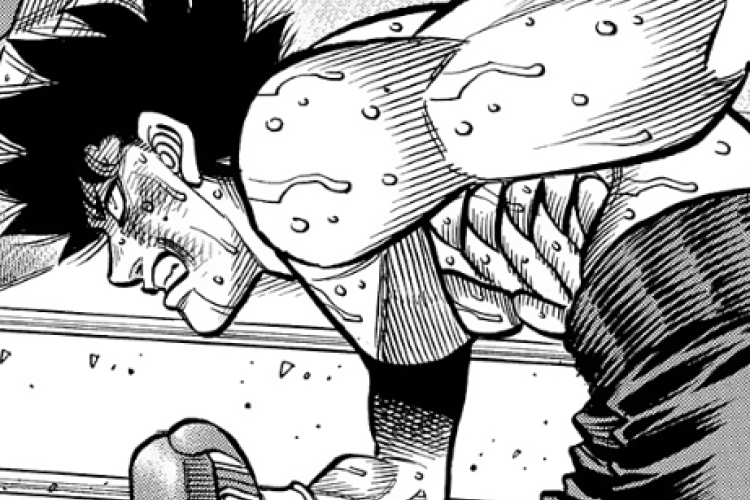 マンガ はじめの一歩『Hajime No Ippo』第1508章、仙道、復帰に向けて拳を振り回す