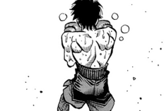 マンガ はじめの一歩『Hajime No Ippo』のraw第1503章、彼の粘り強さに対する高い期待
